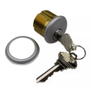 Single Screw In Round Cylinder For Adams Rite - Alpro Aluminium Doors
