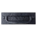 Black Antique Postal Knocker Letter Box For Front Door