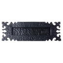 Black Antique Ledbury Letter Box Plate Cover Designer Foxcote Foundries
