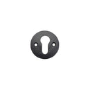 Black Antique Round Escutcheon 50mm Dia c/w Fixings