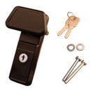 Cardale Black Garage Door Handle and Lock