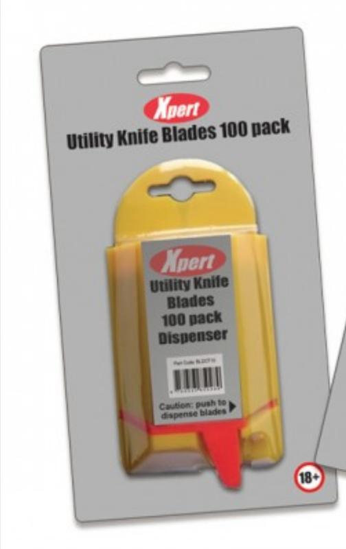 Utility Knife Blades 100pk By Xpert Tools – Nigel Waters Hardware