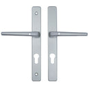 Ferco Door Handle Hoppe Upvc 70mm - 200mm Fixings 243mm Plate Size
