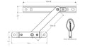 Cotswold Detachable Window Restrictor Hinge 3