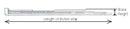 Upvc Window Fire Escape Egress Easy Clean Friction Hinge 12" & 16" 13mm Stack