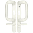 Fuhr Inline Sliding Patio Door Handle Fully Reversible Gold White Chrome 90pz