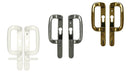 Fuhr Inline Sliding Patio Door Handle Fully Reversible Gold White Chrome 90pz