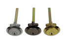 Replacement Rim Cylinder Door Lock Brass, Silver & Black Fits Yale Style Locks