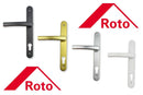 Roto Upvc Double Glazed Door Handle 200mm Bolt Fixing 92mm Pz