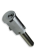 Round Face Roller Shutter Bullet Lock Silver – Supplied with 2 Keys