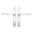 48mm Door Handle Union Monarch Style 160mm Fixing Sprung Aluminium Door Upvc