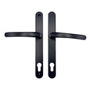 Millenco Door Handle 117mm Pz 237mm Screw Centres Upvc Door Handle Sprung Levers