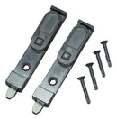 Finger Operated Shoot Bolt for Upvc French Doors With Screws Si  1 Pair & Screw