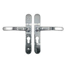48mm Door Handle Union Monarch Style 160mm Fixing Sprung Aluminium Door Upvc