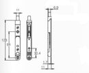 Mila Upvc Finger Operated Shoot Bolt for French Door Slave Lock 