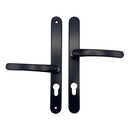 ABT Door Handle 48mm 87mm Offset 240mm Fixing Sprung Aluminium Door Upvc
