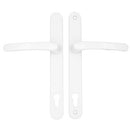Millenco Door Handle 117mm Pz 237mm Screw Centres Upvc Door Handle Sprung Levers