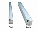 Replacement Door Handle Spindle Square Bar 7mm Or 8mm