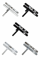 Door Handle Slim Plate 26mm Width Bifold Door Handle 215mm Fixings 92mm Centres