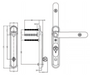 Bi-Folding Door Handles Locking Clearline Centrefold Locking Bi Fold 