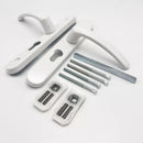 48mm Door Handle Union Monarch Style 160mm Fixing Sprung Aluminium Door Upvc