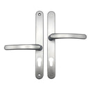 ABT Door Handle 48mm 87mm Offset 240mm Fixing Sprung Aluminium Door Upvc