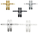 48mm Door Handle Union Monarch Style 160mm Fixing Sprung Aluminium Door Upvc