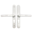48mm Door Handle Union Everest Style 200mm Fixing Sprung Aluminium Door Upvc