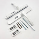 48mm Door Handle Union Style 215mm Fixing Sprung Levers Aluminium Door Upvc Door