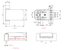 Door Hinge Mila Prosecure Upvc Flag 18 19 20 21 22 mm Rebate Height White Finish