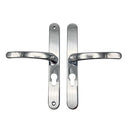 48mm Door Handle Union Style 215mm Fixing Sprung Levers Aluminium Door Upvc Door