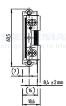 Kfv Schuco 80400049 Centre Keep Replacment Latch Infill Strike Plate