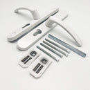 48mm Door Handle Union Everest Style 200mm Fixing Sprung Aluminium Door Upvc