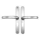 48mm Door Handle Union Style 215mm Fixing Sprung Levers Aluminium Door Upvc Door