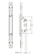 Mila ProLinea uPVC Window Gearbox Lock â€“ 20mm / 22mm Backset With or Without Cams