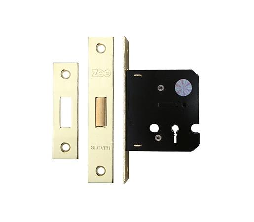 Zoo Mortice 3 Lever Dead Lock