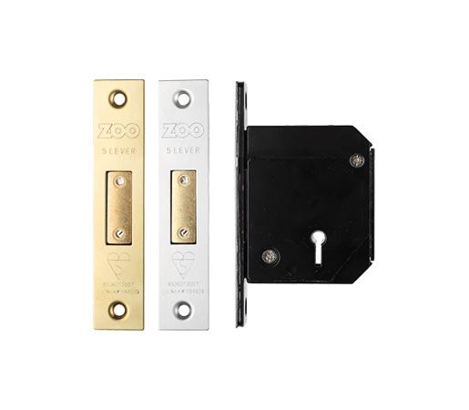 Zoo Mortice 5 Lever Chubb Retro BS Dead Lock