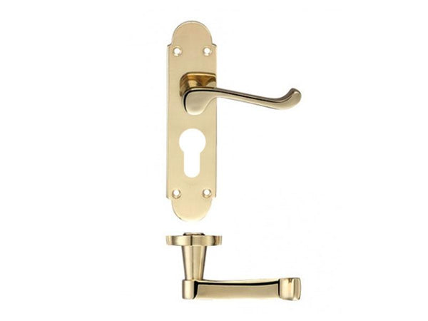 Lever Latch Euro Profile Handle Oxford