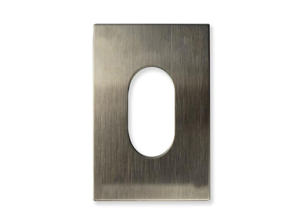 Large Oval Escutcheon Plate