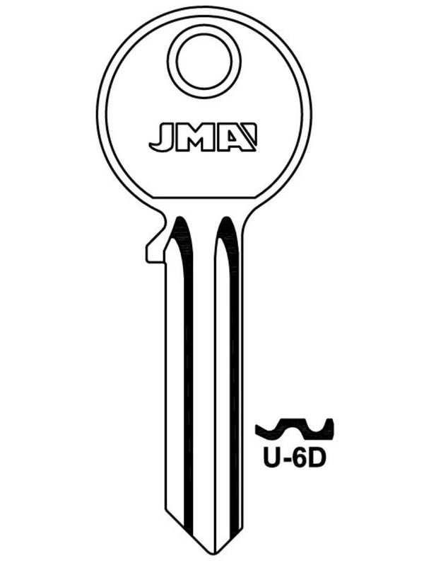 Universal 6d Key Blank