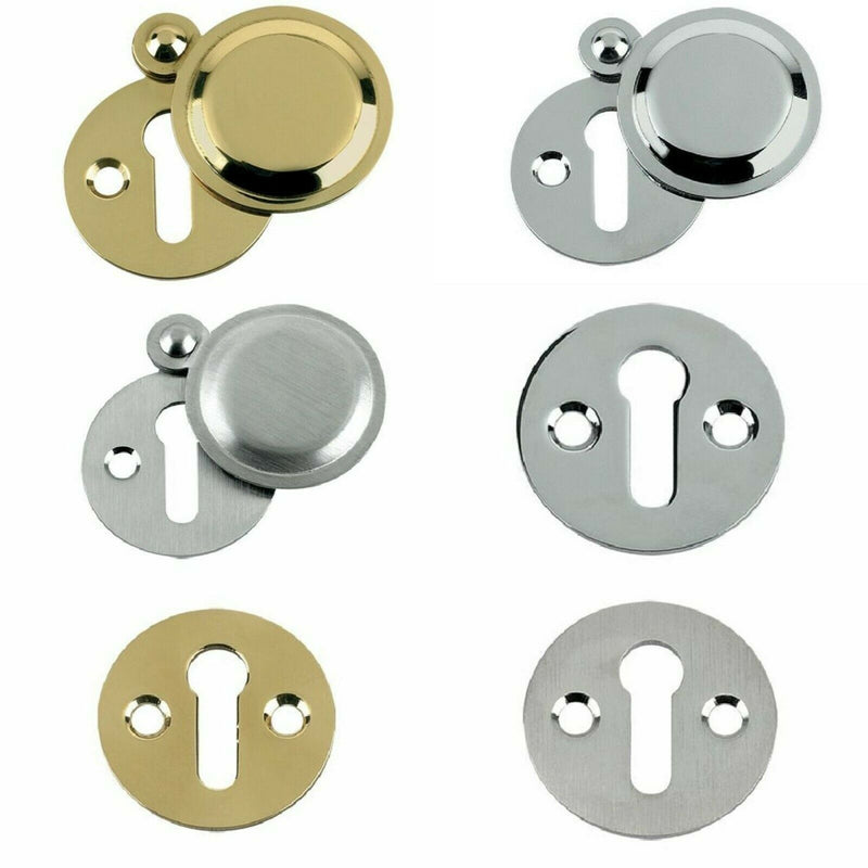 Keyhole Cover Escutcheon Open or Covered