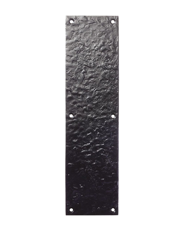 Black Finger Plate 11.5" x 3" FF75