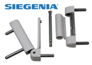 SI Siegenia Tilt & Turn Window Universal Bottom Hinge Set In White Finish