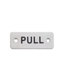 Rectangular Pull And Push Plate Sign